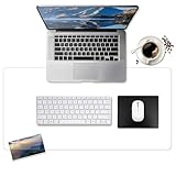 Bleswin Almohadilla De Escritorio Transparente Multiusos - Almohadilla De Escritorio Para Manualidades, Comedor, Trabajo, Escuela Y Oficina En Casa (80 * 40Cm)