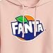 HYBRID APPAREL - Coca-Cola - Fanta Costume - Women's Cropped Pullover Hoodie - Size Medium Blush