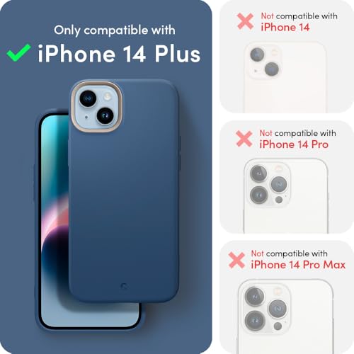 Image of Spigen Cyrill UltraColor Mag | iPhone 14 Plus Case | Blue Navy iPhone 14 Plus Back Cover | TPU+Poly Carbonate - Coast