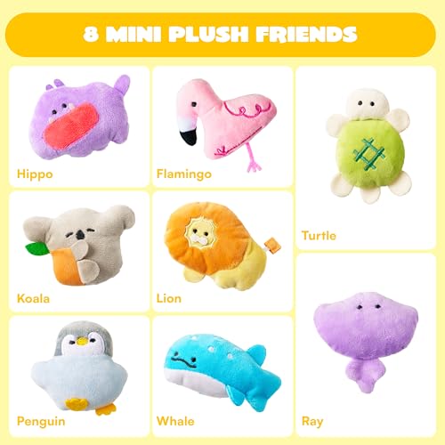 Set de 8 Imanes Decorativos de Peluche para Niños 2.5" miniatura 3