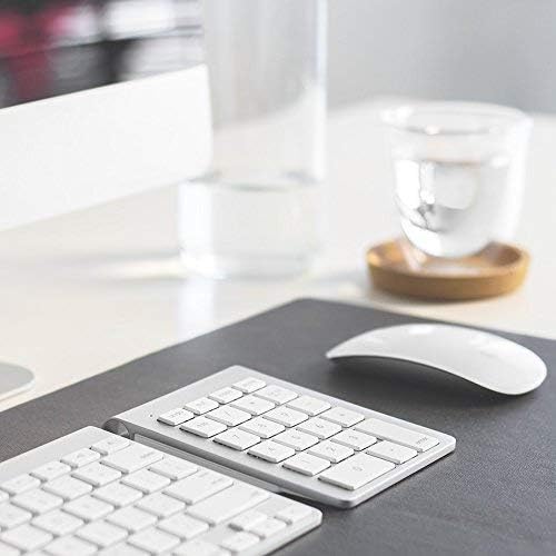 Satechi Portable Aluminum Bluetooth Wireless 22-Key Keypad Keyboard Extension with Keyboard Shortcuts (Cut, Copy, Paste, Undo) - Compatible with Laptops, Macs, PCs (Silver)