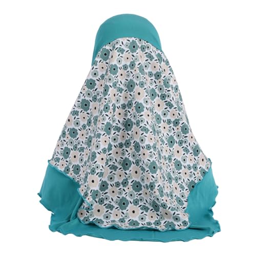 Girls Muslim Hijab Soft Shawls Turban Kids One Piece Shawls Hijab for Girls Age 7-152