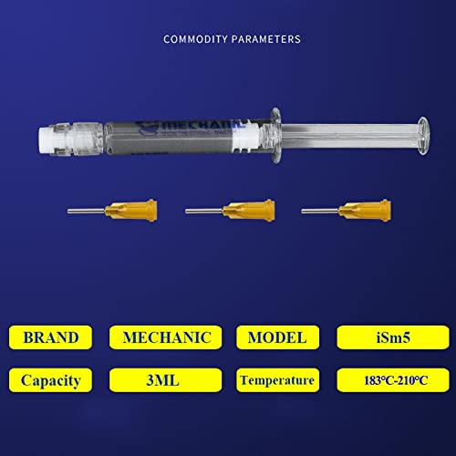 Image of Mechanic ISM5 Fly Jump Wire Soldering Flux Paste Low Temperature 220-230 Tin Solder Paste for Fingerprint Flying line Solder Paste