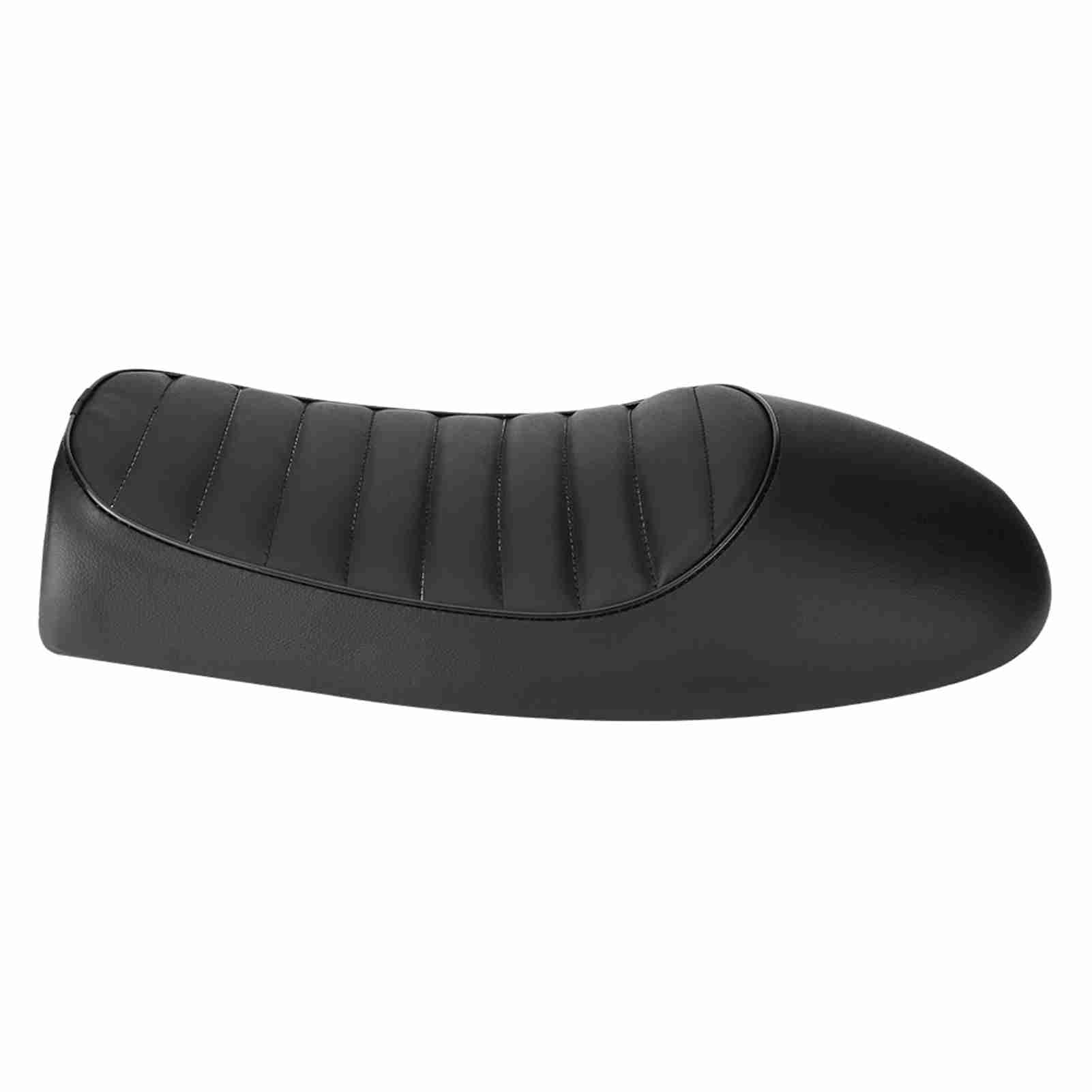 Tonysa Motorcycle Seat Flat Saddle, PU Leather Cushion (B Type)