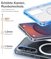TORRAS Diamond-Mag Samsung Galaxy S26 Hülle für MagSafe, Anti-Gelb – Ansicht 6