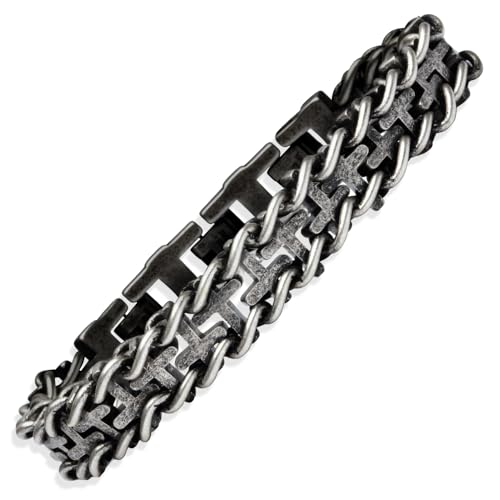 Hero Company Cross Bracelet for Men - Connected At The Cross Mens Christian Bracelet - Helps Pair Veterans with a Service Dog or Shelter Dog