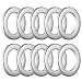 10 Pcs Aluminum Oil Drain Plug Gaskets Crush Washers Seals for Honda Accord Civic CRV CR-V Acura Odyssey Pilot Fit Ridgeline Element,Replacement for the Part # 94109-14000, Used for Oil Change