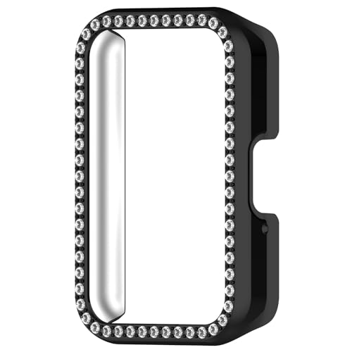 【CYBERGARAGE】スマートウォッチ保護ケース・Galaxy Fit3用 ケース 耐衝撃 カバー かわいい/きらきら ラインストーン エレガント 保護ケース/カバー サムスン ギャラクシー フィット3 耐衝撃ケース/カバー 単色/クリア ハードケース