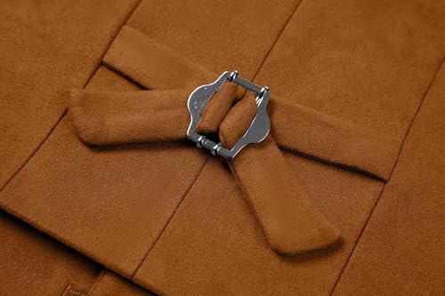 Boys Vest Leather Western Cowboy Dress Vests with Pockets Vintage Suede V Neck Formal Wedding Waistcoat 6