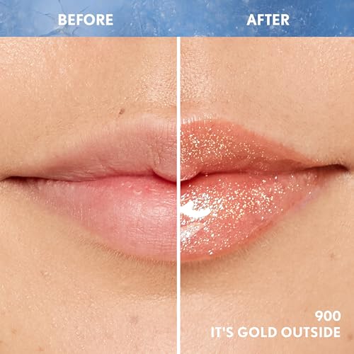 Covergirl Clean Fresh Yummy Plumper Lip Gloss, 900 It's Gold Outside, Shiny, Vegan Formula, Easy to Apply, Minty Flavor, 0.33oz - image 6