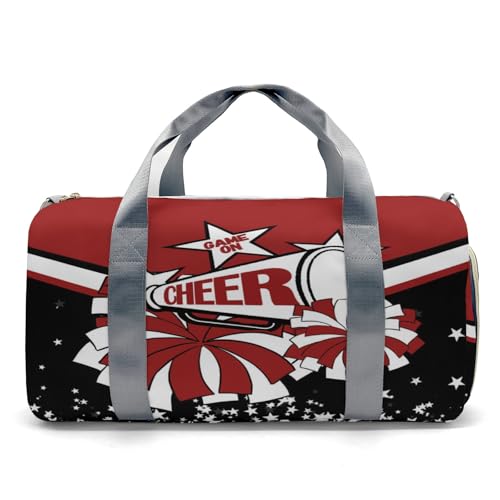 Personalized Cheer Duffle Bag Cheerleader Sleepover bag with Shoe Compartments Gifts for Cheer Team Coach2