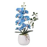 Schöne, dekorative Kunstblumen: Die Blumen fühlen sich sehr echt an (real touch), sie sind robust, pflegeleicht und sehen täuschend echt aus. Sie brauchen weder Sonne noch Wasser noch Dünger.
