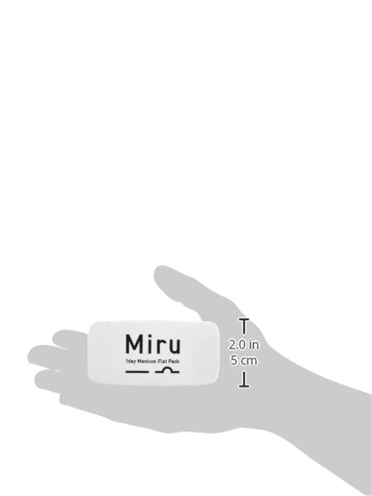 Miru Lentes de Contacto Esféricas Diarias, Dioptría R 8.6 / D 14.2 / -1.25-30 lentillas