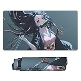 鬼滅の刃 ゲーミングマウスパッド 大型ゲー まうすぱっど マウスパッド 防水 滑り止め ゲーミング オフィス最適 レーザー 耐久性 マウスパッドおしゃれ マウス用パッド ズ オフィス 自宅兼用 40×75cm