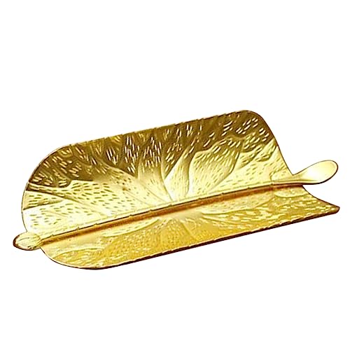 Ciieeo 1set Tea Scoop Premium Alloy Tea Leaf Storage Holder Spoon and Compact Design for Home