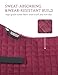 Harrison Howard All-Purpose Saddle Pad Suede Saddle Pad for Horses Use During Everyday Riding - Burgundy