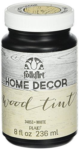 FolkArt Home Decor Wood Tint (8 Ounce), 34853 White
