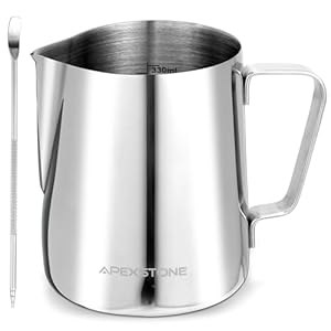 Apexstone 12oz Espresso Steaming Pitcher, Esp...
