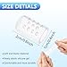 Silicone Anti-Friction Toe Protector, Gel Toe Protectors Breathable Toe Covers, Little Toe Protectors Caps Guards for Men Women, Soft Clear Toe Sleeves for Corns, Blisters, Pain Relief (20Pcs)