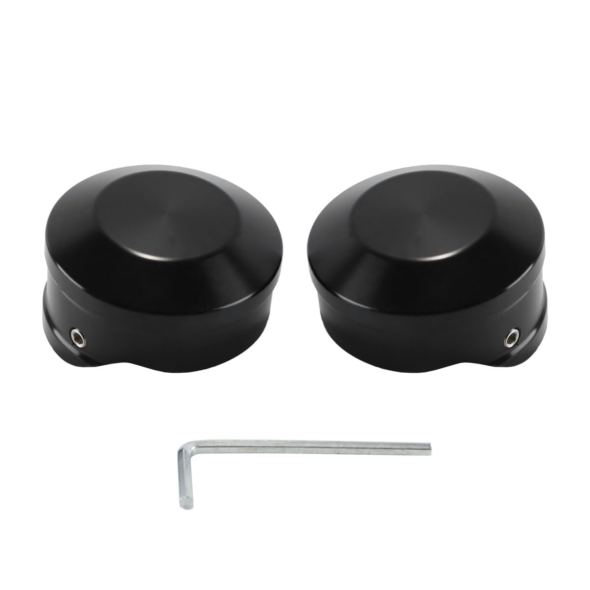 Caches-essieux de fourche supérieure noirs en aluminium pour Softail Breakout FXBR 2018-2025