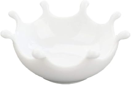 Amazon K Sキッチン 前菜皿 小皿 小鉢 7 5cm 日本製 美濃焼 陶器 食器 洋食器 白い食器 特白磁 ホテル食器 高級白磁 Amuse アミューズ Miyama 深山 クラウン型 王冠型 雫 ドロップ 変形 ミニ プチ プチシリーズ 小さい おしゃれ かわいい カフェ風