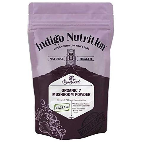 Indigo Herbs Organic 7 Mushroom Powder Blend Cover