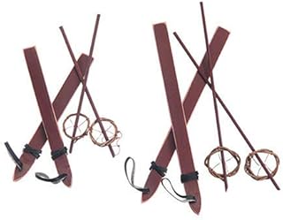 Darice Wood Ski Set - 6" - 2Piece