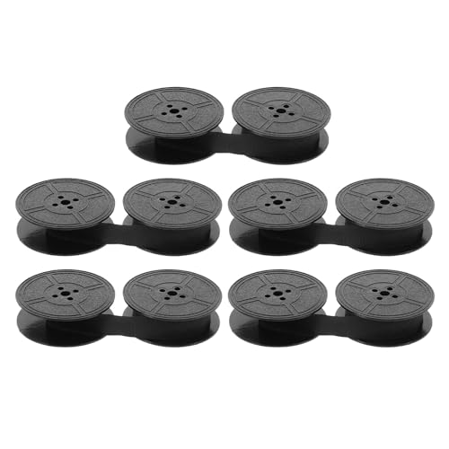 Cintas para máquina de escribir retro pack de 5 consumibles negros de repuesto compatibles con Gr9