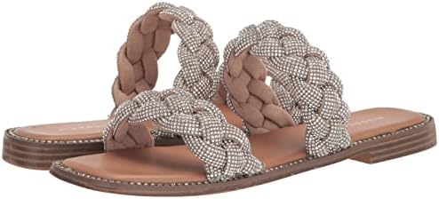 Madden Girl Women's Park Flat Sandal, Silver Multi, 8 | Image 6