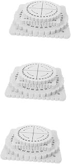 BEBEMOKO 12pcs Rope Weaving Tools Bracelet Braiding Discs for Easy Crafting Includes Round Round Lightweight Portable Knitting Accessories