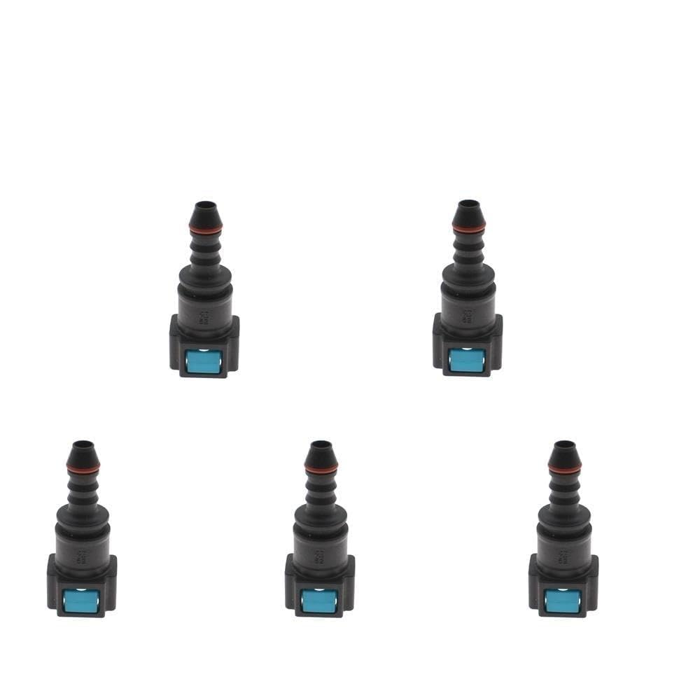 Bcdskzavu 5Pcs Fit For 2/5/8/10 7.89 Id6 Auto Car Line Hose Coupler Quick Release Connector Line Rubber Hose Coupler Carburetor Part(5Pcs)