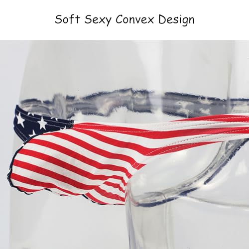 Evankin Men's USA American Flag Thong G-String Sexy Underwear2