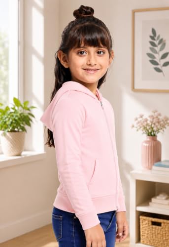Image of ADBUCKS Girl's Cotton Hooded Sweatshirt