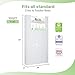 Dream On Me Dreamland Orthopedic Firm Fiber Crib and Toddler Bed Mattress, Greenguard Gold and JPMA Certified, Waterproof Vinyl Cover, Dual-Sided Mattress, Grey, Made In The U.S.A