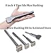 ACTINTOOL 8 in. x 1 1/2 in. Concrete Bushing SDS Max Bits for Demo Hammer, SDS Max Tuckpointing Mortar Raking Bit, SDS Max Bush Hammer Drill Bit (1 Pack)