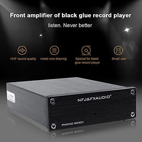 yeacher -Audio BOX01 Mini MM cartucho NOGRÁFICO pré-amplificador HIFI AMP amplificador de música par