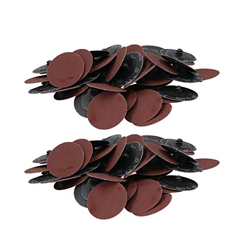 Disques ponçage ébavurage 50mm grain 240 pour éliminer la rouille sans rayer le métal lot 100