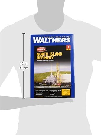 Walthers Cornerstone North Island Oil Refinery 933-3219 N Scale Model Railroad - Structure Kit