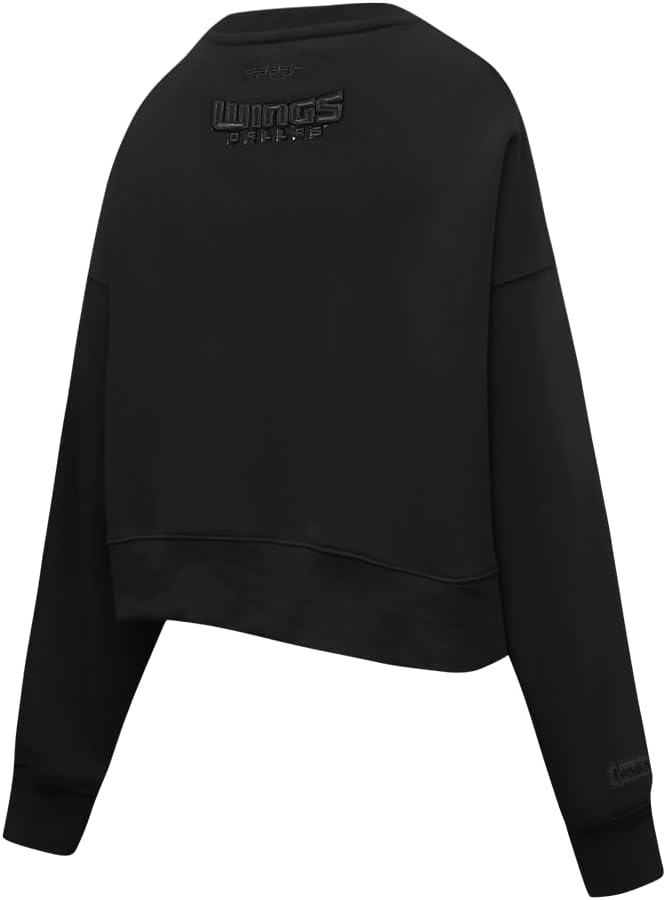 Pro Standard Womens WNBA Classic Triple Black Crewneck Sweatshirt - Image 5