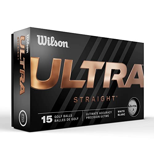 Wilson Unisex-Erwachsene Gerade Golfbälle, Weiss/opulenter Garten – Ansicht 1