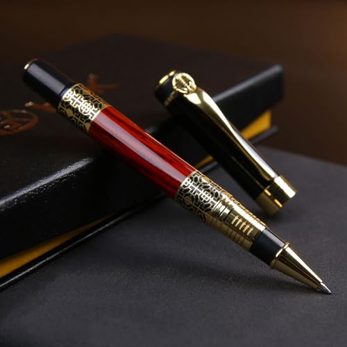 Stylo de bureau chic et élégant rouge HSK pour les notes de dirigeant - 2