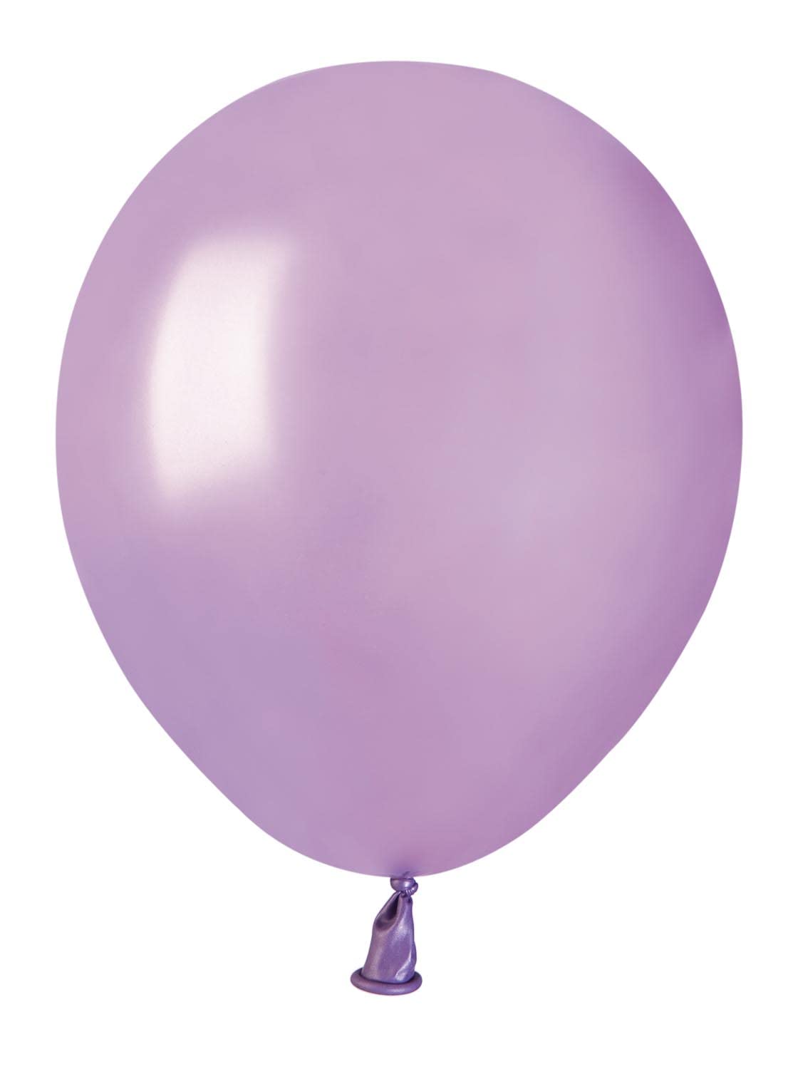 Pack 100 balloons pearly in natural latex Premium Quality A50 (Ø 13cm / 5"), violet purple lavender pearl