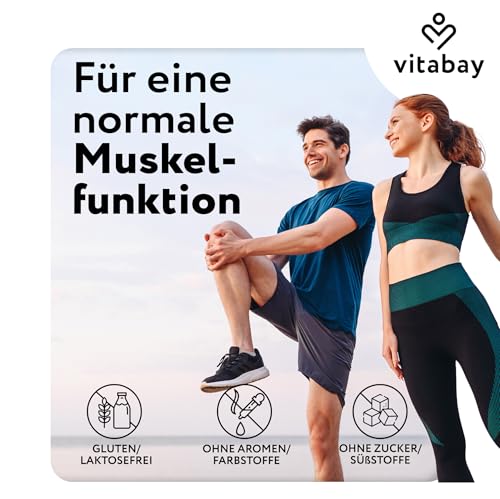 Vitabay Calcium 1000 mg hochdosiert – 90 vegane Kapseln mit Calciumcitrat – Ansicht 5