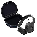 JBL Tune 660NC Wireless On-Ear Active Noise Cancelling Headphone Bundle with gSport Hardshell Case (Black)