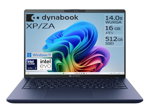 dynabook �m�[�g�p�\�R�� XP/ZA �yCore Ultra�v���Z�b�T�[/14�^�f�B�X�v���C/�Z���t�����o�b�e���[�z (Windows 11 Home/14.0�^/Core Ultra 5 226V/SSD/�_�[�N�e�b�N�u���[) Web���f�� W6
