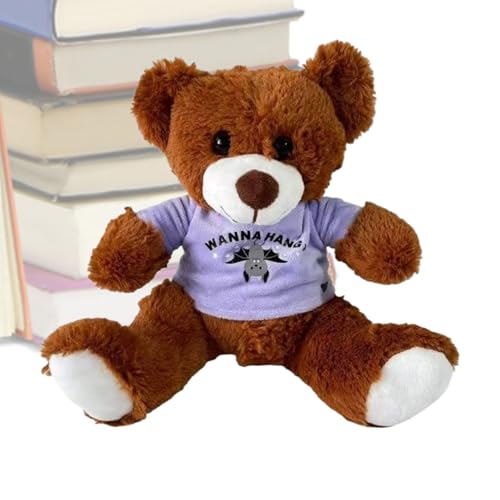 Ours en peluche adorable au toucher doux, compagnon réconfortant pour petits et grands