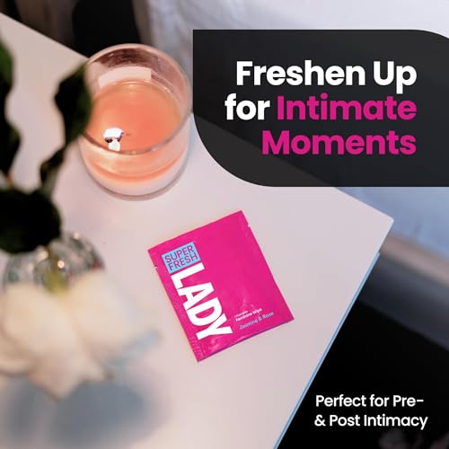 Super Fresh Lady Parts Feminine Wipes Flushable pH Balanced Wet Wipes for Women Safe for Privates Body Booty and Face Perfect for Travel Daily Intimate Hygiene Stay Fresh Anywhere Pack of 20 Wipes - Image 8