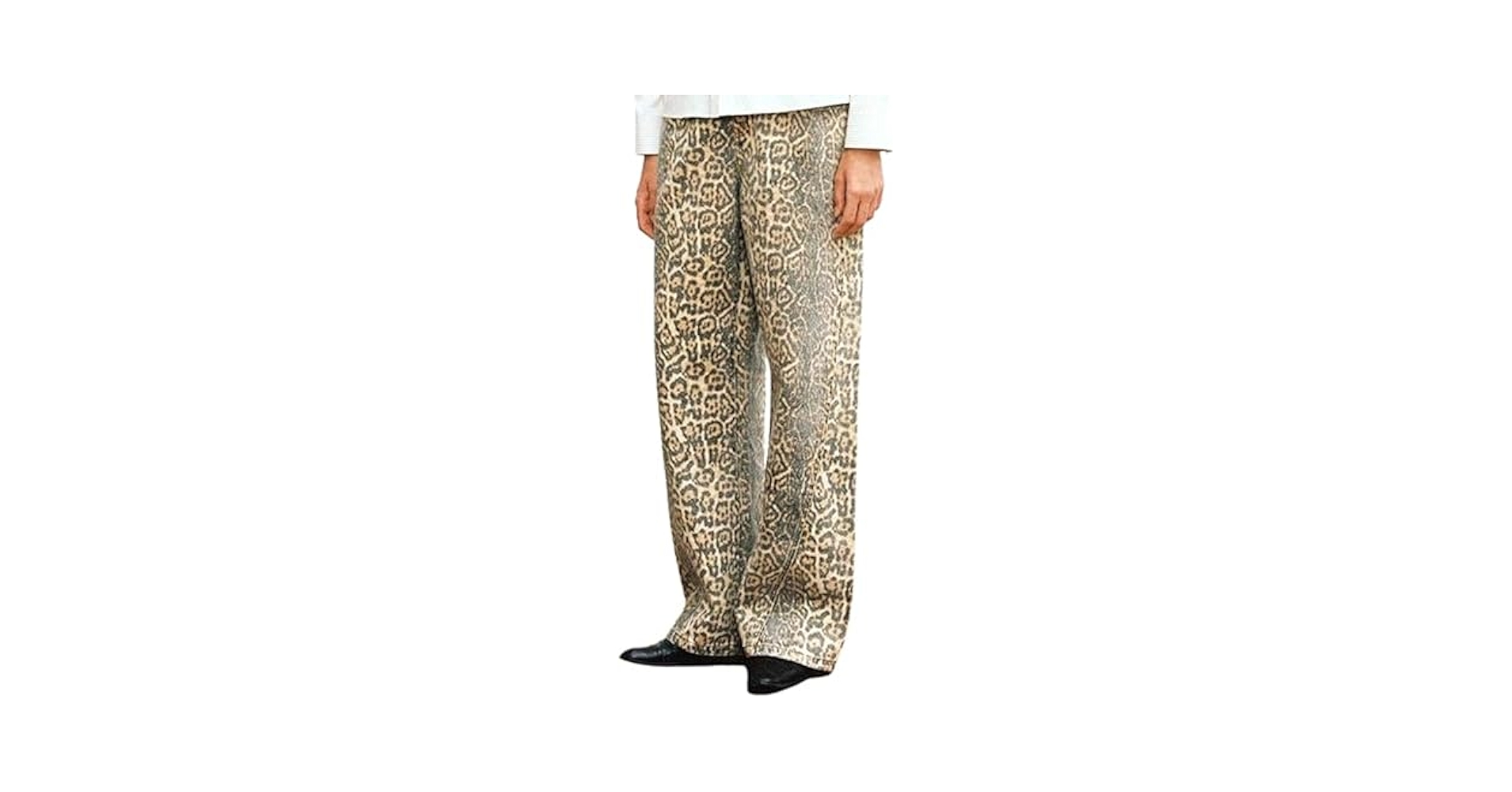 Pokn Leopard Jeans Leopard Print Jeans Cheetah Print Pants