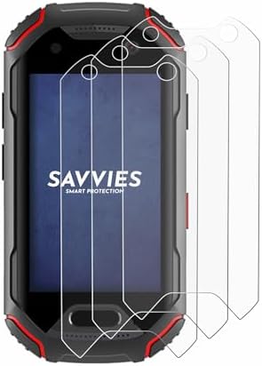 Savvies 6 Stück Ultra-Transparent Schutzfolie für Unihertz Atom Displayschutz-Folie für Smartphone-Besitzer im Hausgebra