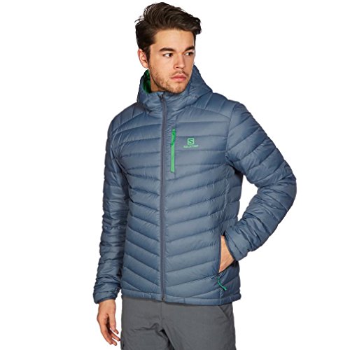 Blouson Salomon homme gris taille L coupe-vent pour le trail